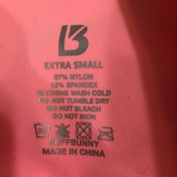 Buffbunny Pink Leggings With Pockets - Picture 4 of 4